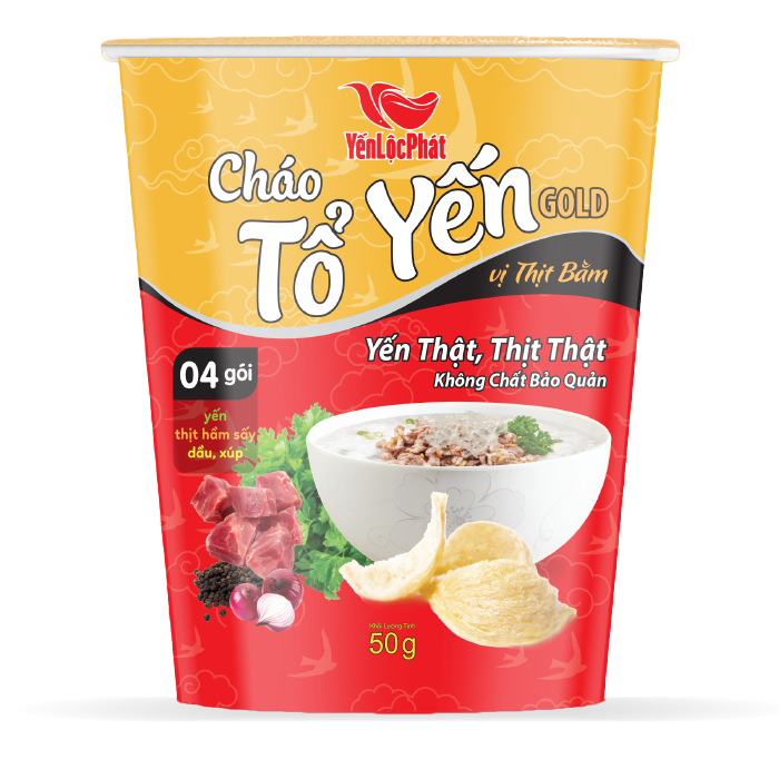 CHÁO TỔ YẾN GOLD LY YẾN LỘC PHÁT